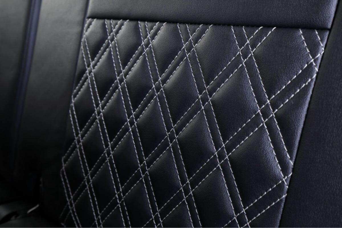 ダイハツ新型アトレーＳ７００ＶＳ７１０ＶダブルキルトシートカバーセットＰＶＣレザー新品未使用ＳＨＩＮＫＥ製_画像3