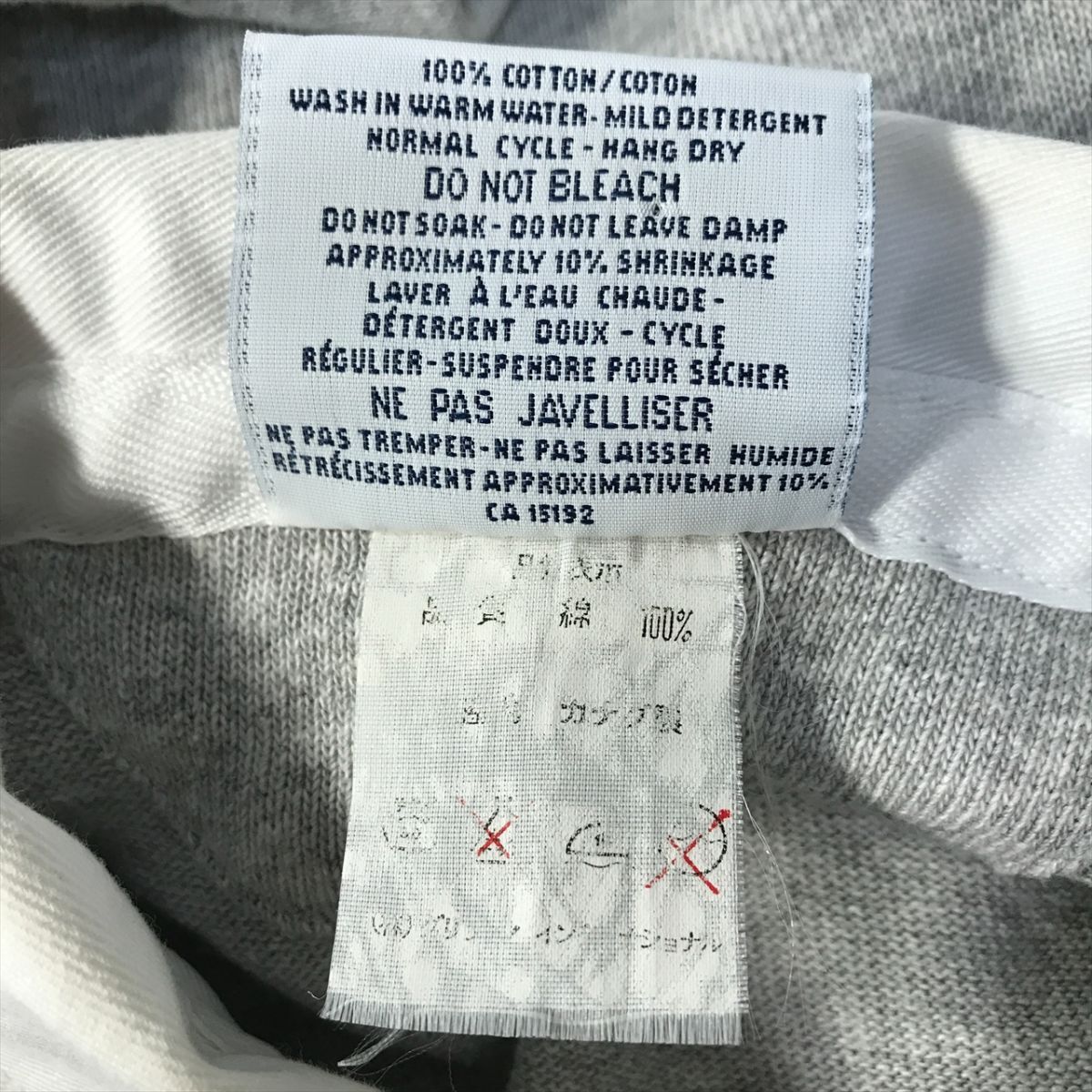 《オススメ◎》BARBARIAN バーバリアン★カナダ製*ラガーシャツ*ポロシャツ*グレー*コットン*サイズM(MA9827)◆S80_画像6