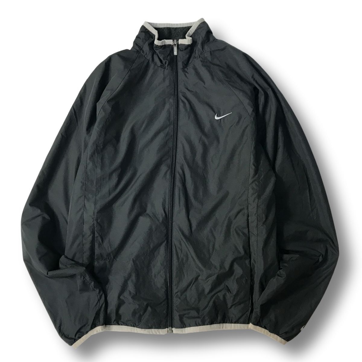 《オススメ◎》NIKE ナイキ★ワンポイント*ナイロンジャケット*ブラック*サイズL(LA3058)◆S60_画像1