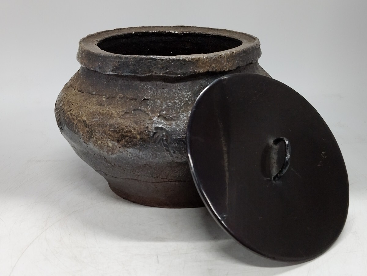 古常滑焼　平水指_画像4