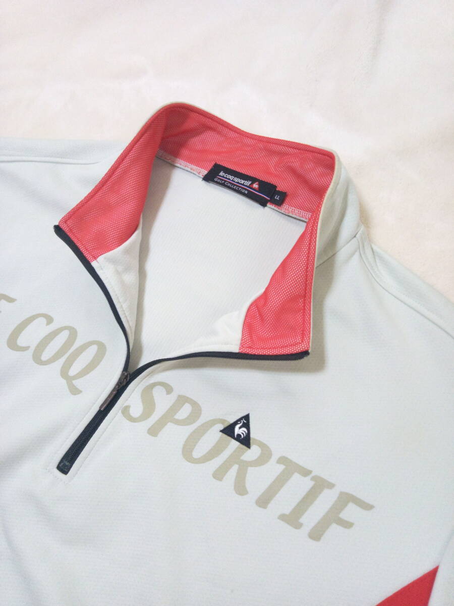 ルコックゴルフ ジャージジャケット メンズLL大きなサイズ_画像2