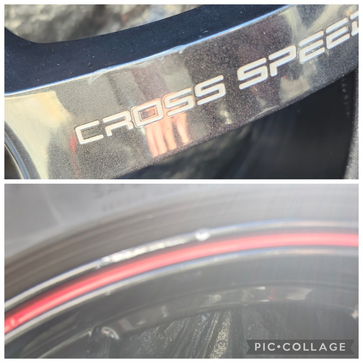 CROSS SPEED HYPER EDITION CR7 18インチ 8.5J +38 114.3-5H 225/50-18 クロススピード C-HR エスティマ V36 スカイライン _画像8