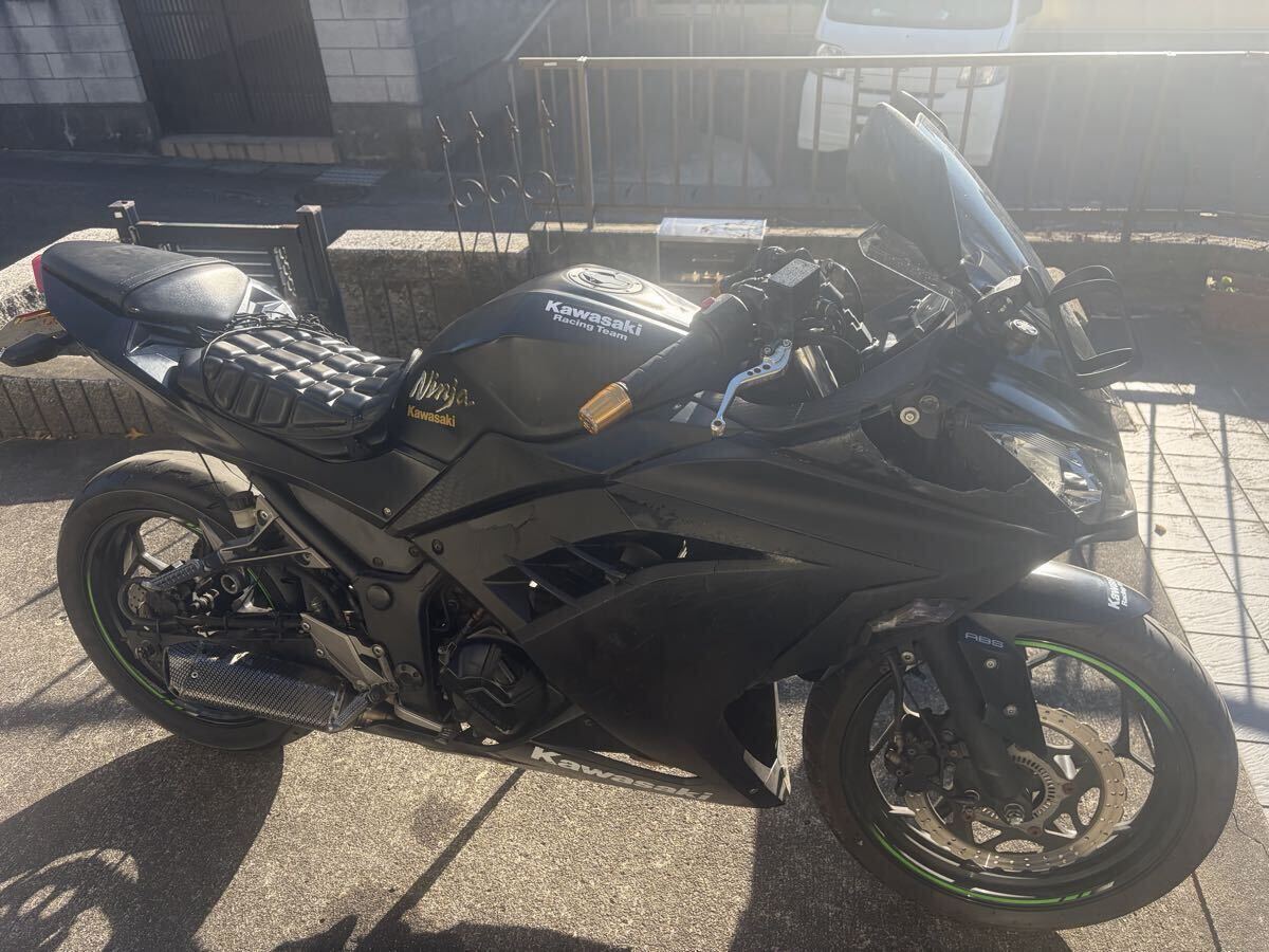 [1 иен старт ]Ninja250 exl 17 год простой полное обслуживание Kawasaki оригинальный Ninja250 специальный задний с багажником .