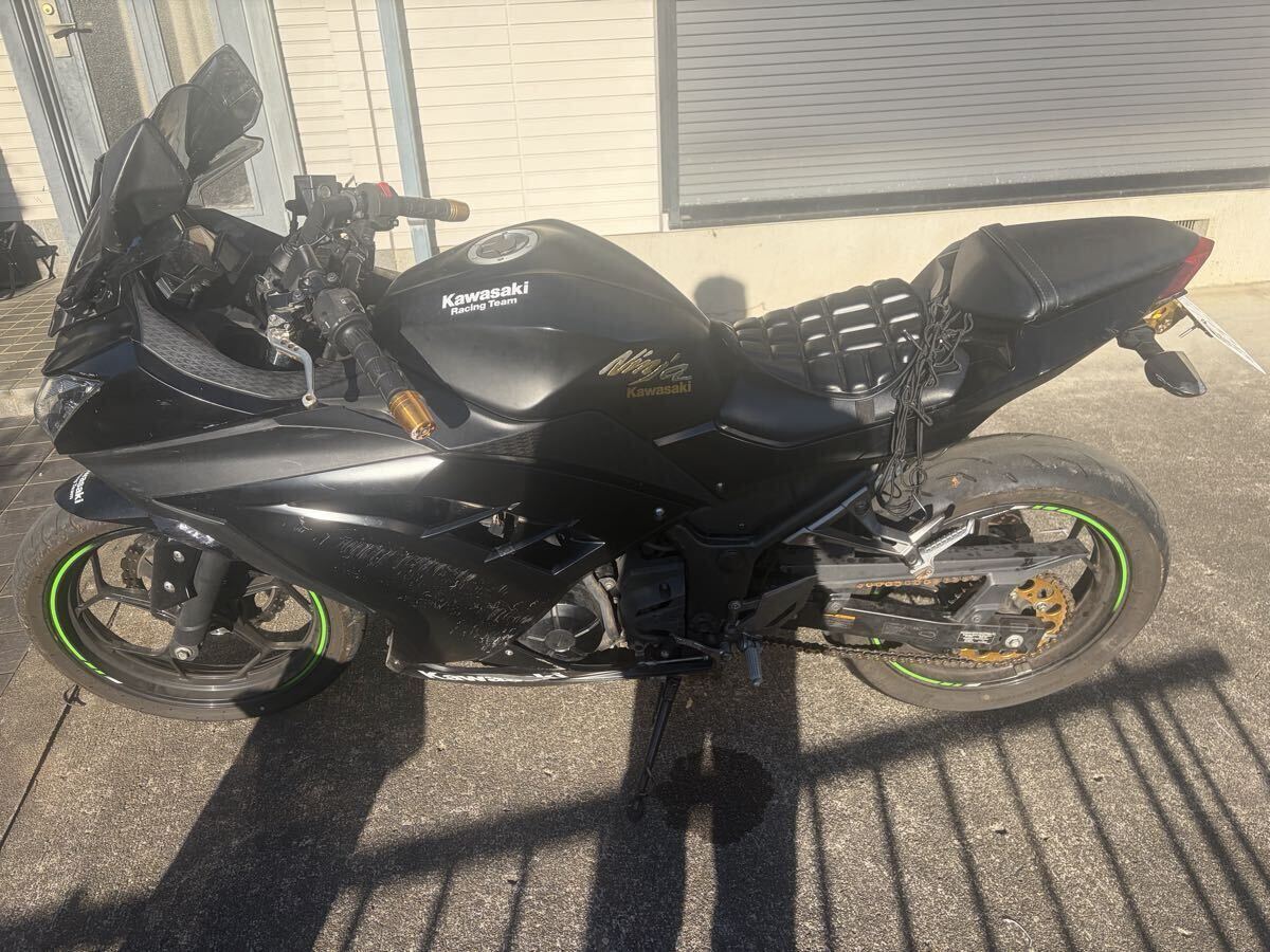 [1 иен старт ]Ninja250 exl 17 год простой полное обслуживание Kawasaki оригинальный Ninja250 специальный задний с багажником .