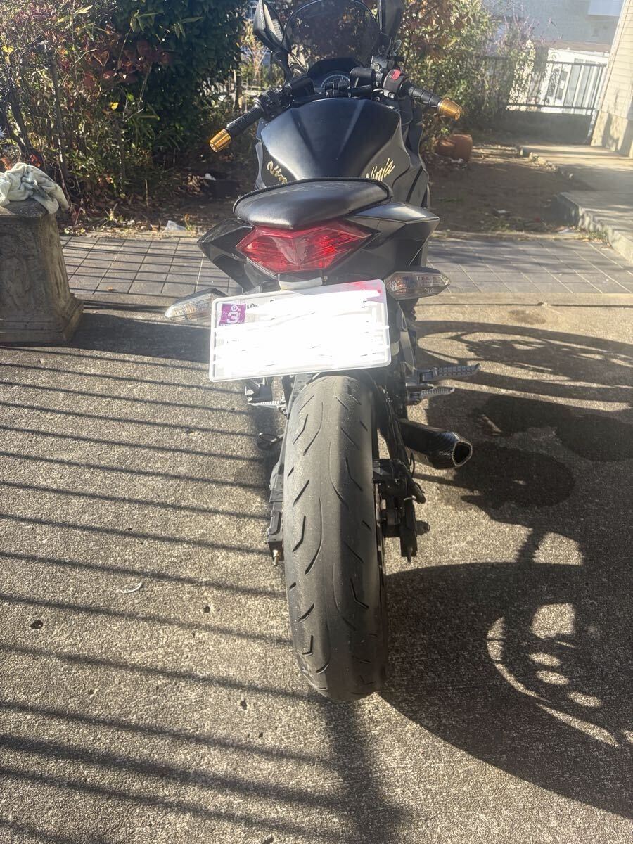 [1 иен старт ]Ninja250 exl 17 год простой полное обслуживание Kawasaki оригинальный Ninja250 специальный задний с багажником .