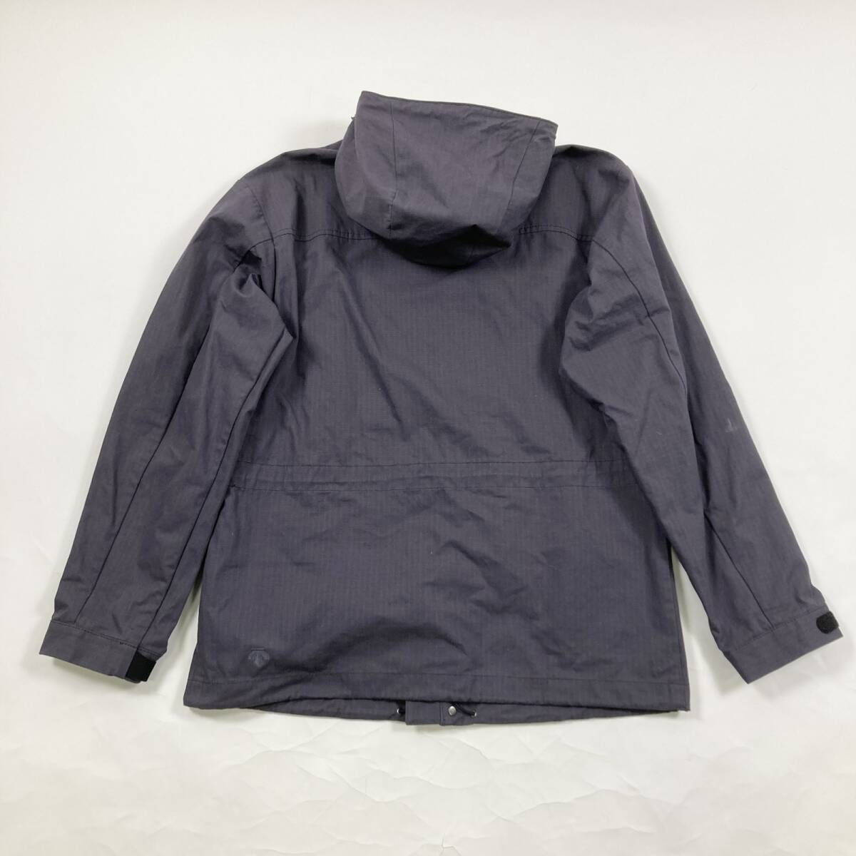 ☆ DESCENTE ddd デサント ミリタリージャケット フィールドジャケット アウター ネイビー系 L メンズ 0.9kg_画像2