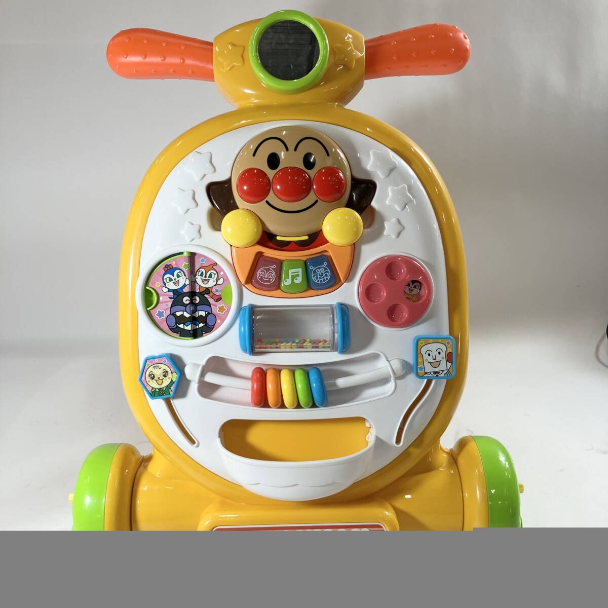 ☆ アガツマ ピノチオ アンパンマン 乗って!押して!へんしんウォーカー 現状品 3.5kg_画像2