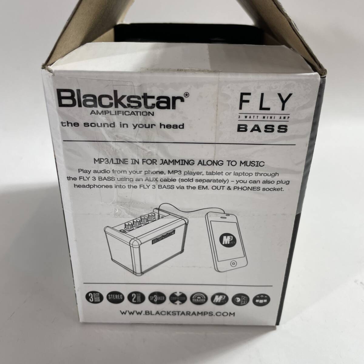 * Blackstar черный Star 3 WATT MINI AMP AV оборудование compact основа усилитель FLY 3 BASS работоспособность не проверялась утиль 0.8kg