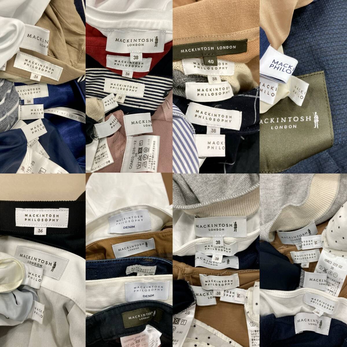 ★ Mackintosh マッキントッシュ 41点 まとめ シャツ Tシャツ トップス スカート パンツ ボトムス サイズMIX レディース 卸 現状品 8.5kg_画像10
