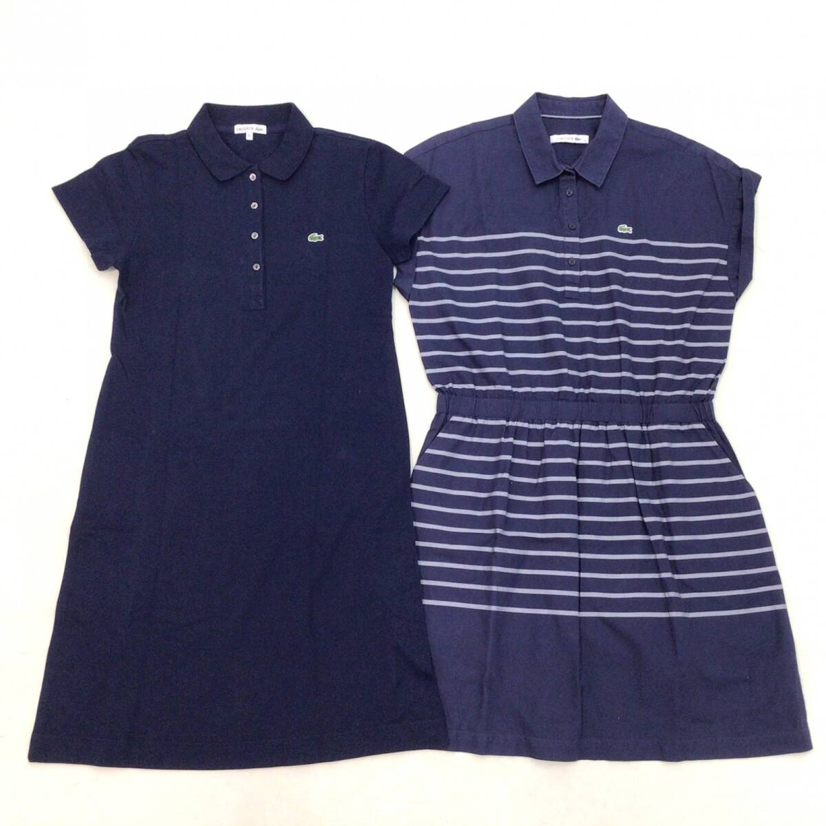 ■ LACOSTE ラコステ レディース ワンピース ポロシャツ カーディガなど 9点 まとめ商品 サイズMIX ワニ ワンポイント 中古卸 1.52kg_画像2