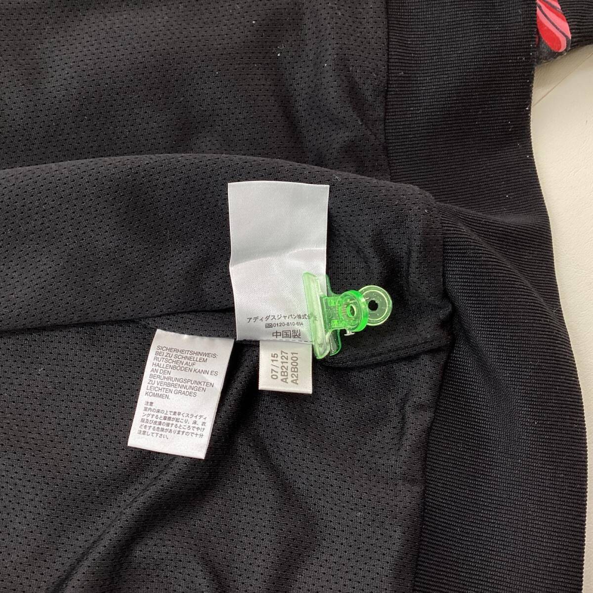 ■ adidas アディダス トラックジャケット ジャージ ブラック サイズOT レディース 花柄 ジップアップ トレフォイル スポーツ 0.46kg_画像8