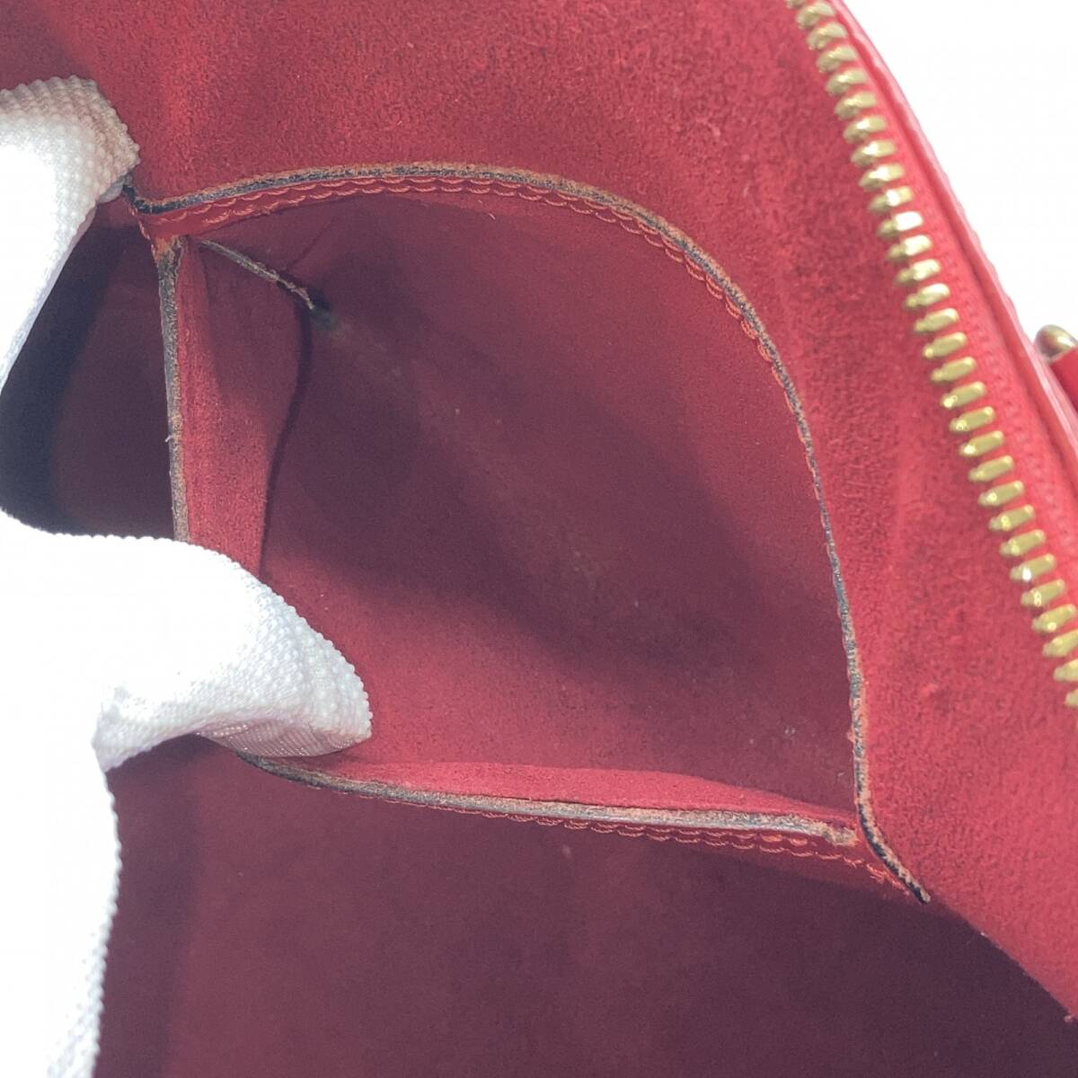 ☆ LOUIS VUITTON ルイ ヴィトン エピ アルマ バッグ ハンドバッグ 鞄 AR1905 レッド 現状品 0.6kg_画像8