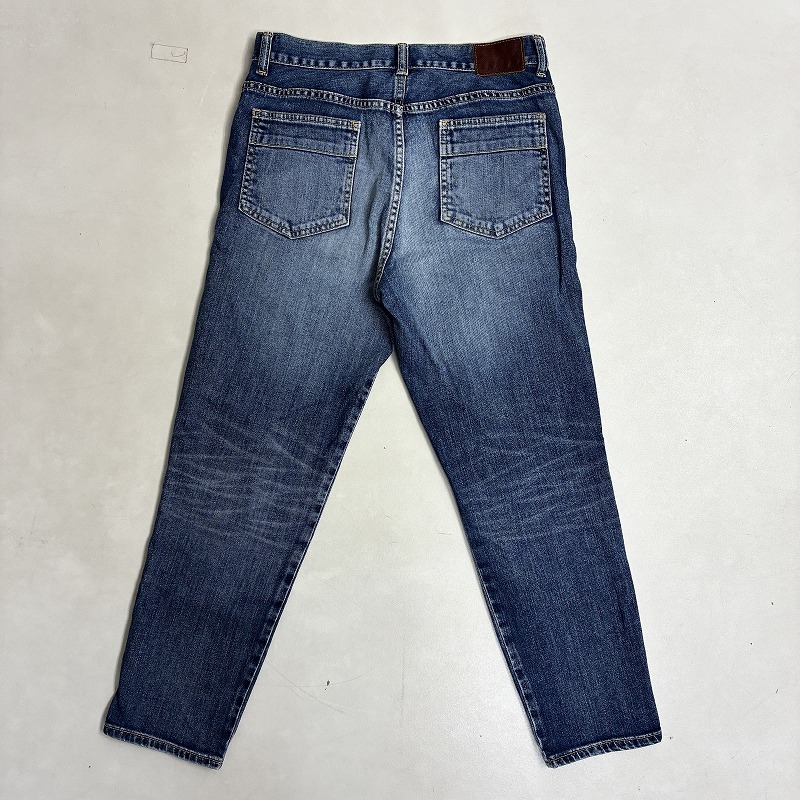 ◆ DEEP BLUE ディープブルー デニムパンツ クロップド丈 ジーンズ ボトムス ジーパン 古着 コットン ブルー サイズS レディース 0.42kg_画像2