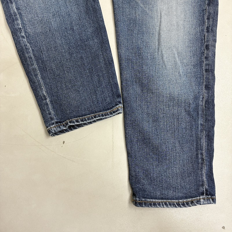 ◆ DEEP BLUE ディープブルー デニムパンツ クロップド丈 ジーンズ ボトムス ジーパン 古着 コットン ブルー サイズS レディース 0.42kg_画像4