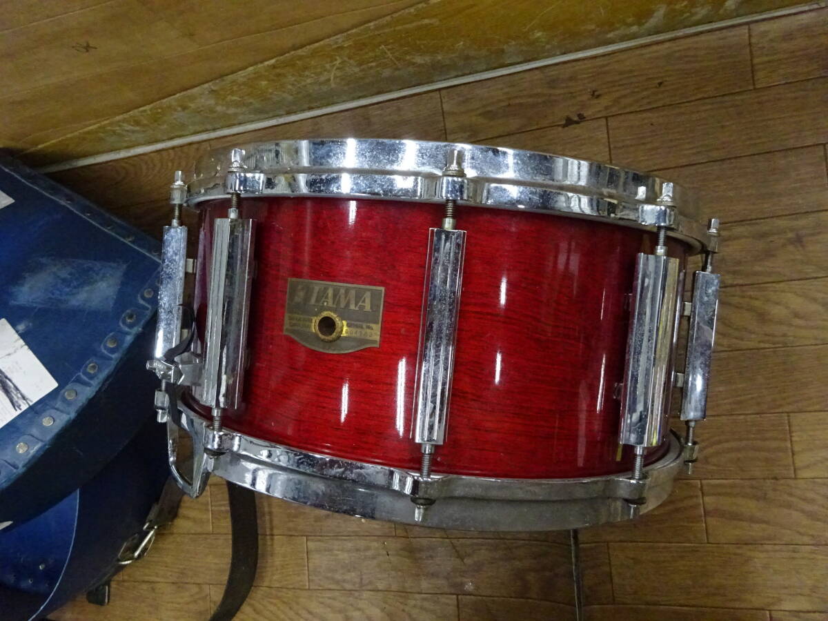 2035、TAMA　SNAREDRUM　赤色　ケース入り　前橋市から_画像9