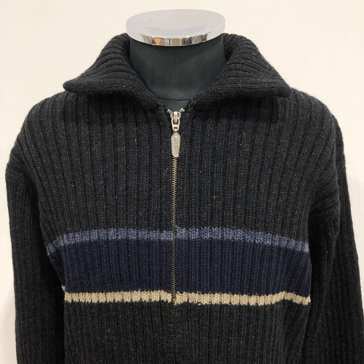 00s OLD J.CREW ジェイクルー ドライバーズニット ジップ カーディガン ニット ジップアップ 長袖 size: M ■1118KH①_画像3