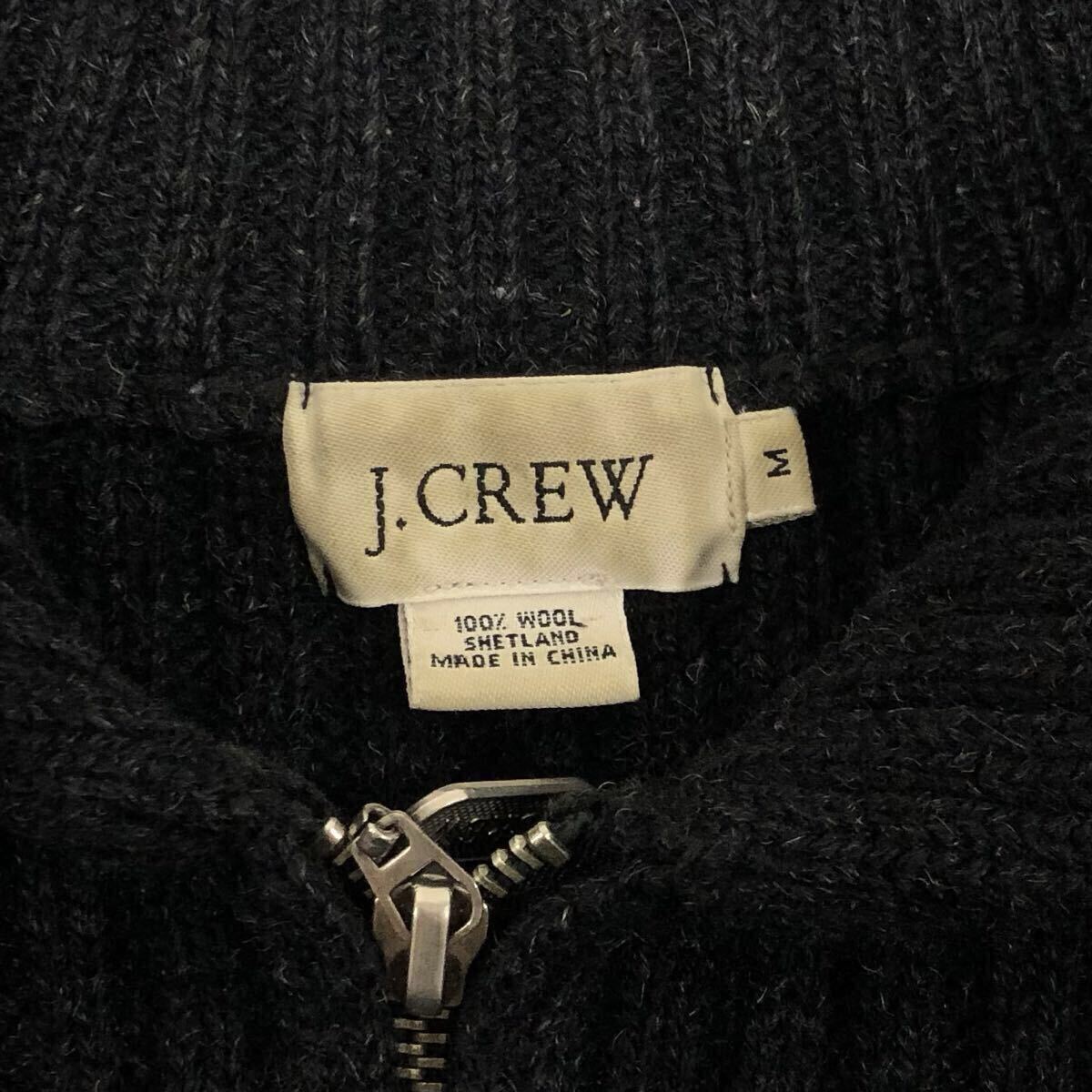 00s OLD J.CREW ジェイクルー ドライバーズニット ジップ カーディガン ニット ジップアップ 長袖 size: M ■1118KH①_画像9