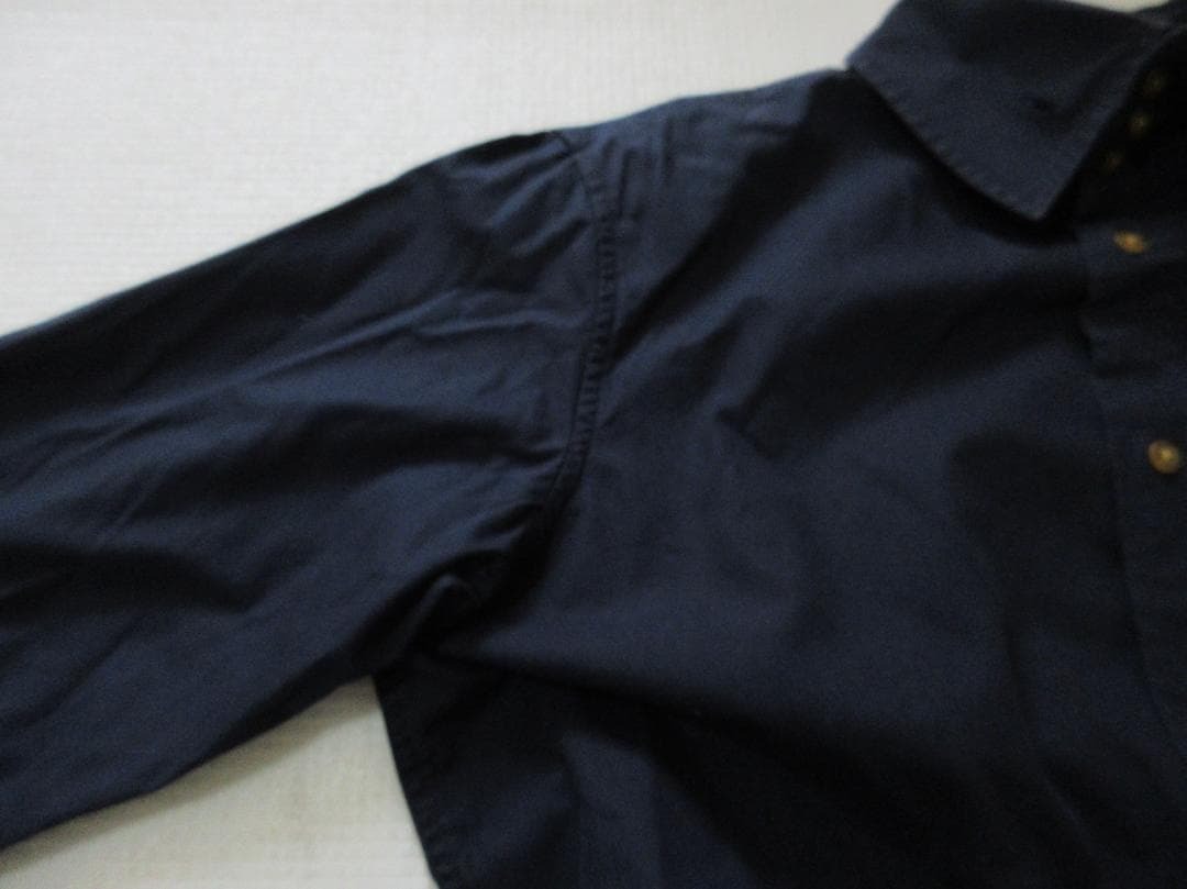 (O-33)ヴィヴィアンウエストウッド マン MAN 長袖シャツ ネイビー_画像4