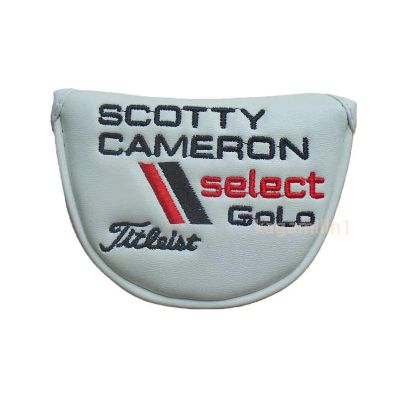 パターカバースコッティキャメロン マレットタイプ 磁石タイプ開閉 GOLO 白 small 10*12_画像2