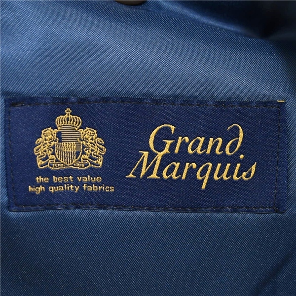 麻布テーラー 2パンツ 2つボタン シングルスーツ S YA4 ダークグレー チェック ノータック O183-ZA11 夏物 春夏 薄手 5XJ078_画像5