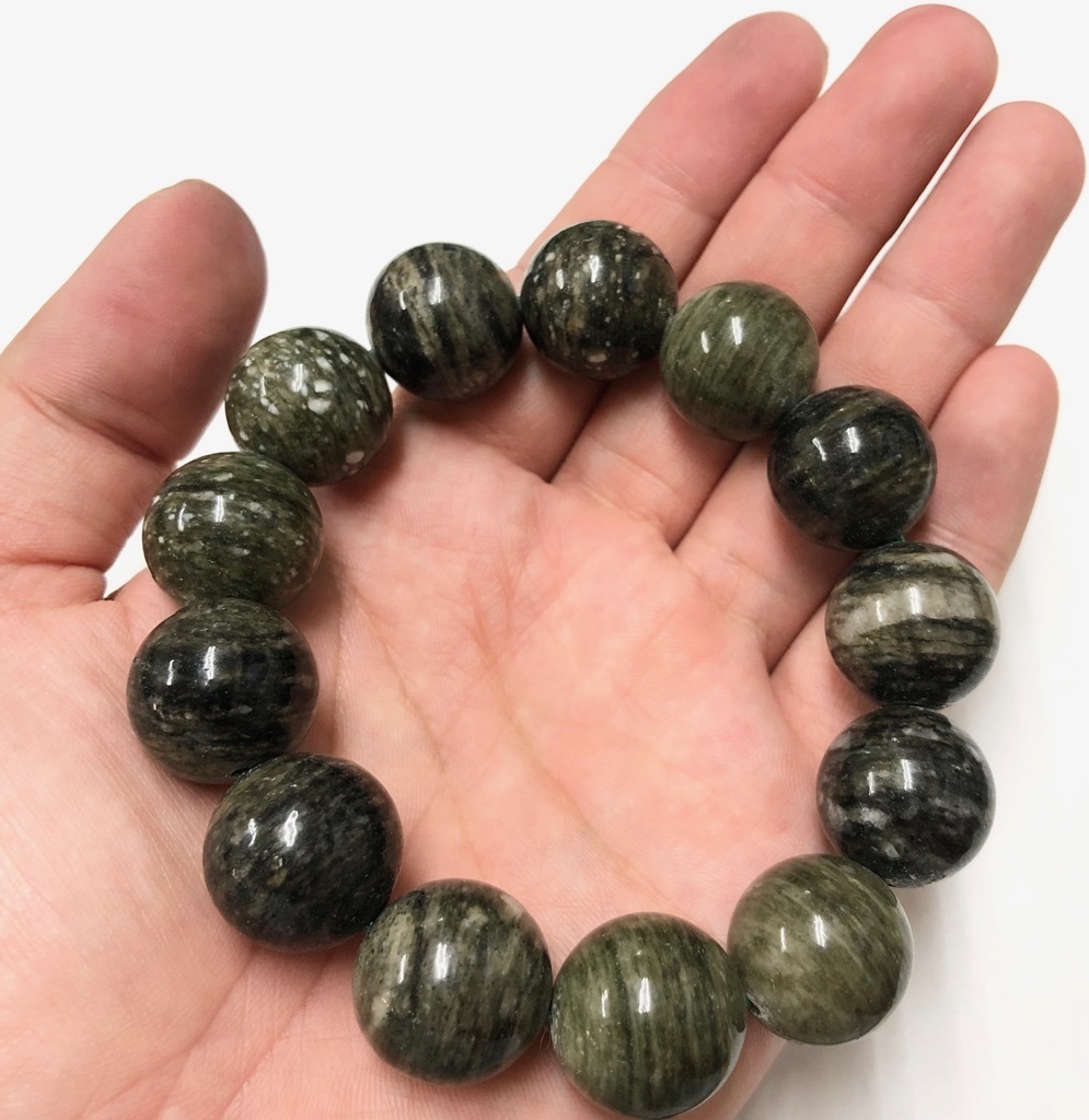 [ супер редкий ] очень большой badogashu Thai n. камень 18mm браслет радиоконтроллер um. камень редкость один иен ~