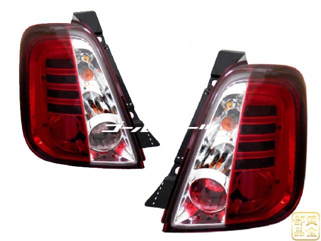 車検適合Eマーク取得モデル FIAT500/ABARTH500/ 595 / 695 LEDテール チンクエチェント フィアット500 アバルト シリーズ3 前期用_画像2
