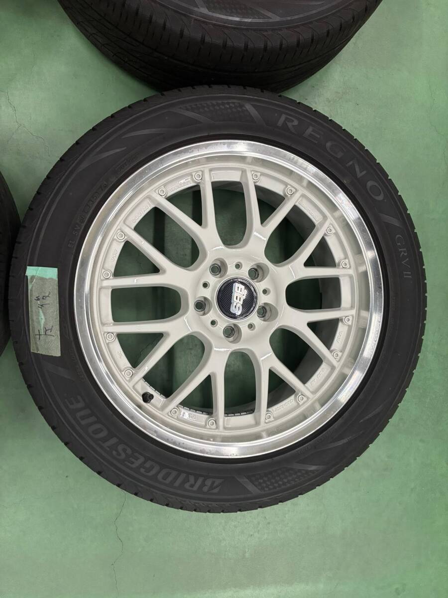 LICENSED By BBS ASA 18x7.5J 38 4本 REGNO GRVⅡ 235/50/R18 _画像6