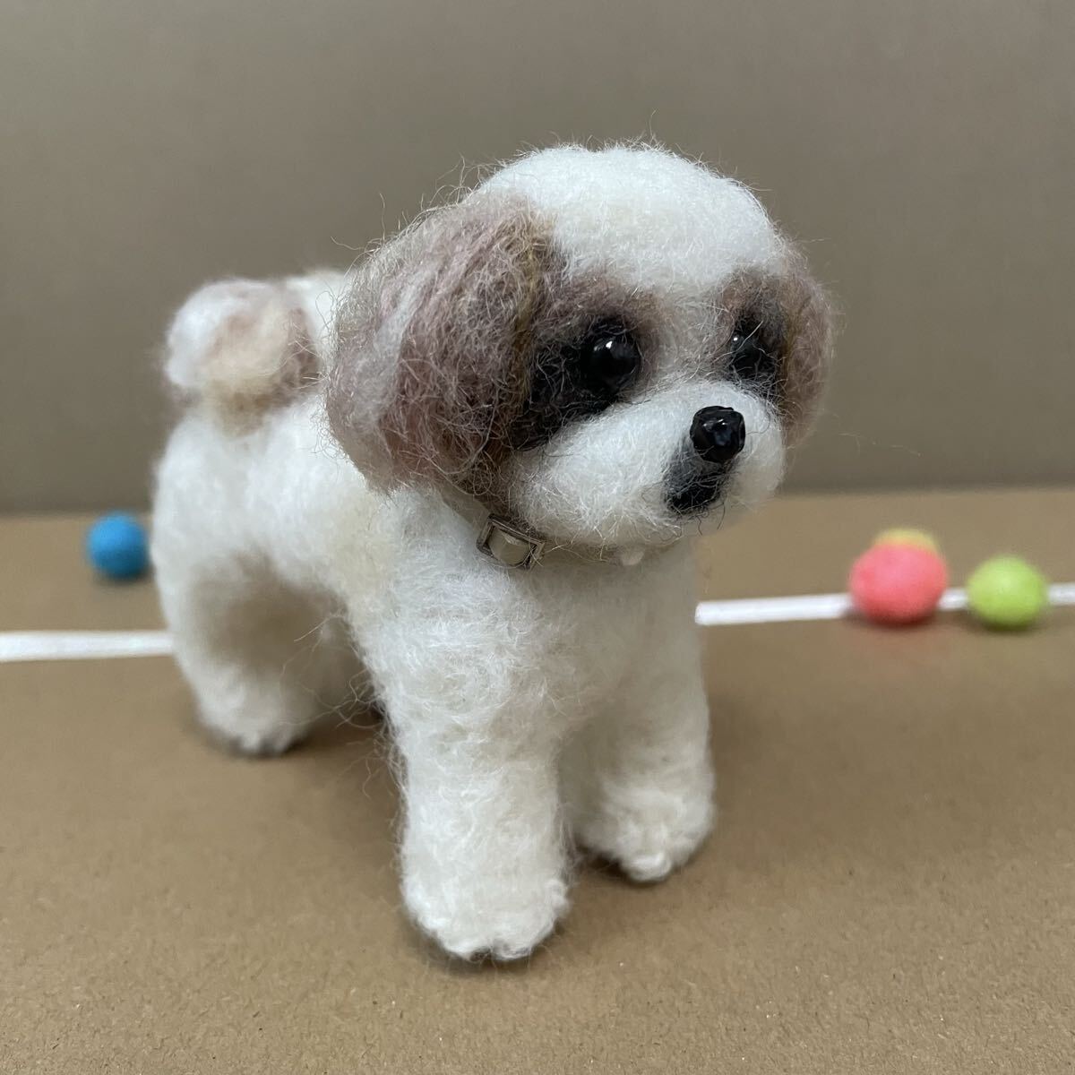 611シーズー犬・羊毛フェルト_画像3