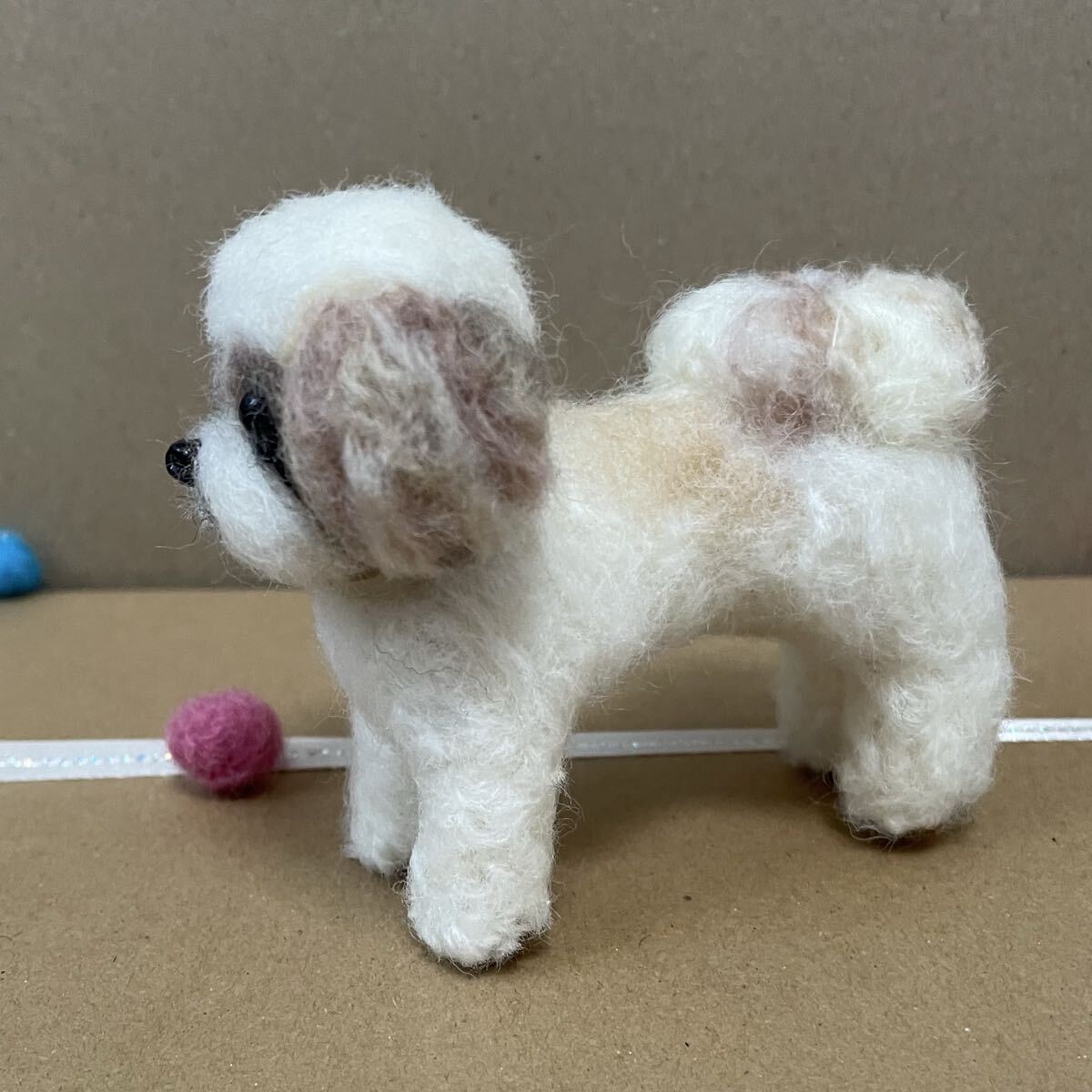 611シーズー犬・羊毛フェルト_画像6