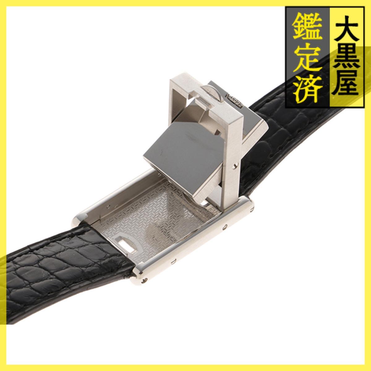 Cartier カルティエ タンク バスキュラント W1016830 SS/カワ グレー 女性用/Ladies watches_画像5