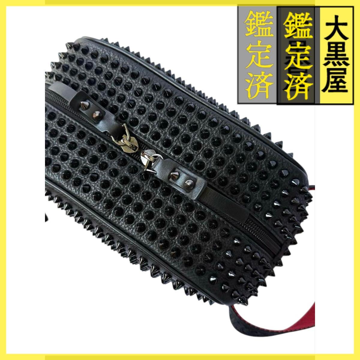  не использовался класс Christian Louboutin blaster ручная сумочка кожа заклепки 