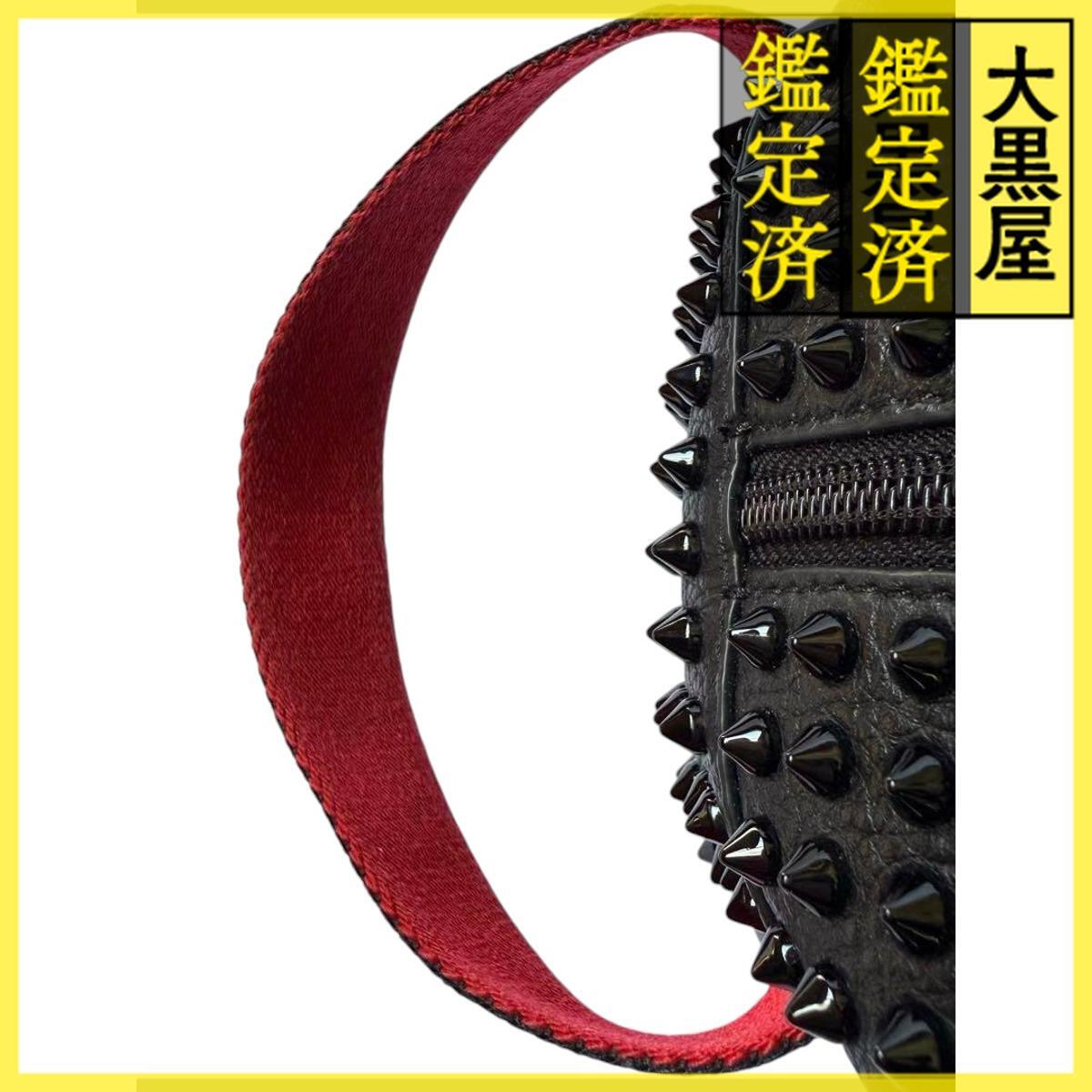  не использовался класс Christian Louboutin blaster ручная сумочка кожа заклепки 