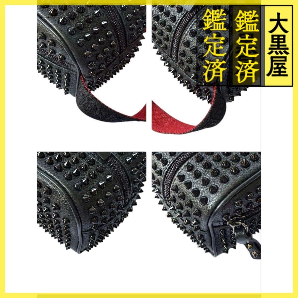  не использовался класс Christian Louboutin blaster ручная сумочка кожа заклепки 