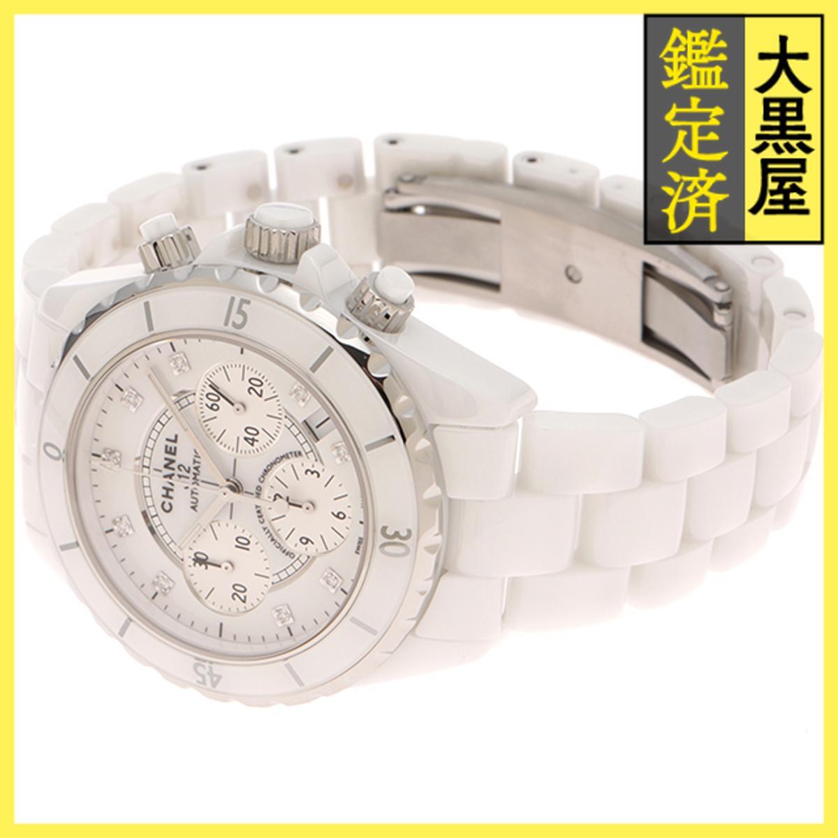 Chanel シャネル J12 H2009 CE/SS 自動 ホワイト9PD 男女兼用/Unisex watches_画像3