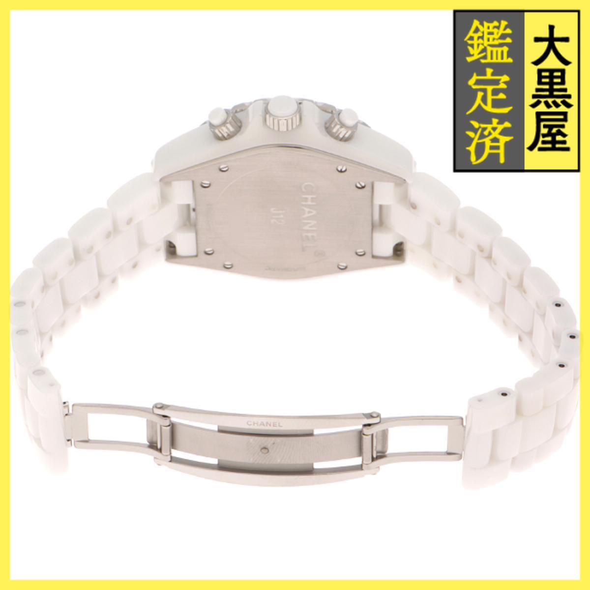 Chanel シャネル J12 H2009 CE/SS 自動 ホワイト9PD 男女兼用/Unisex watches_画像4
