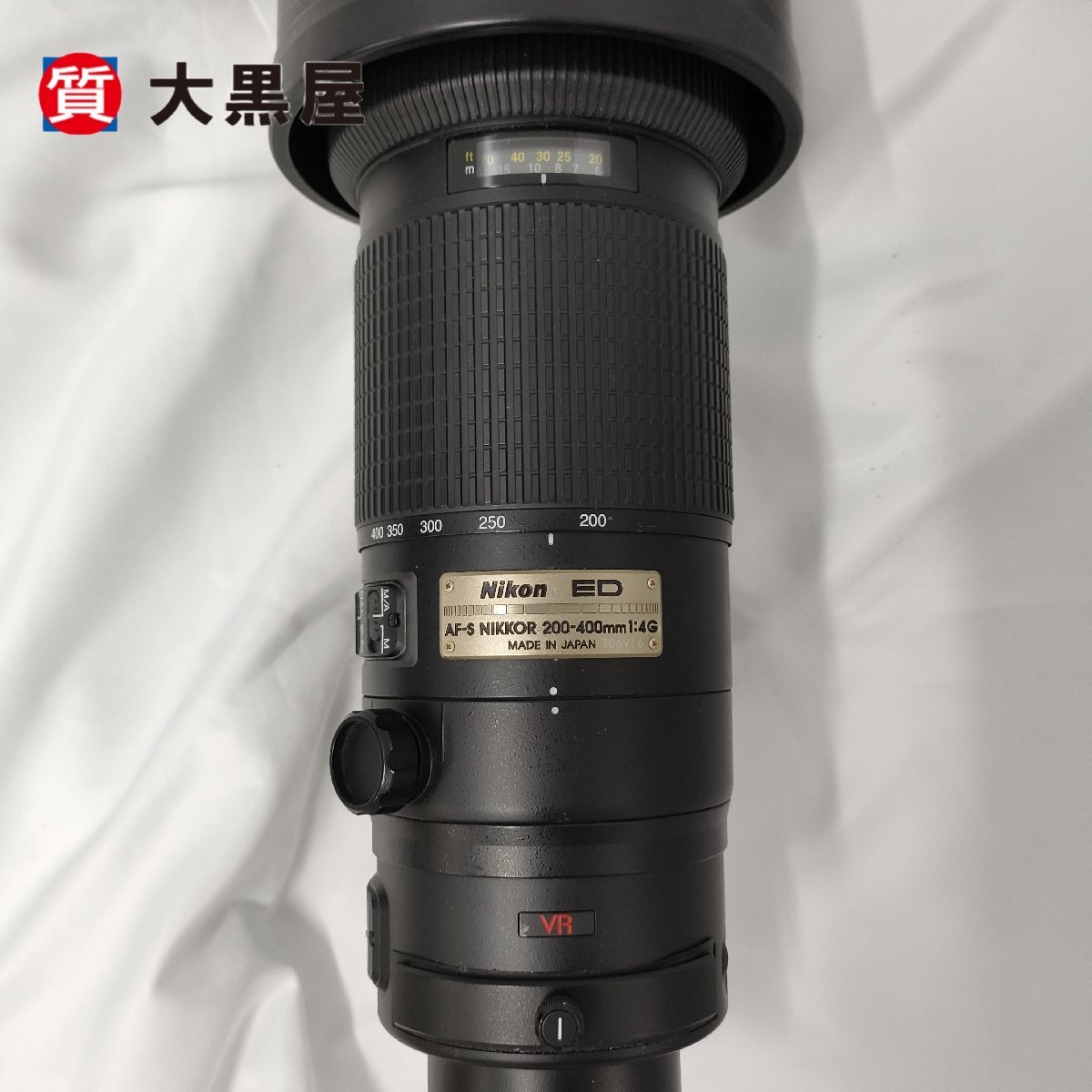 【大黒屋82】Nikon 望遠ズームレンズ AF-S NIKKOR 200-400mm 1:4G 動作未確認 現状販売 返品交換不可_画像2