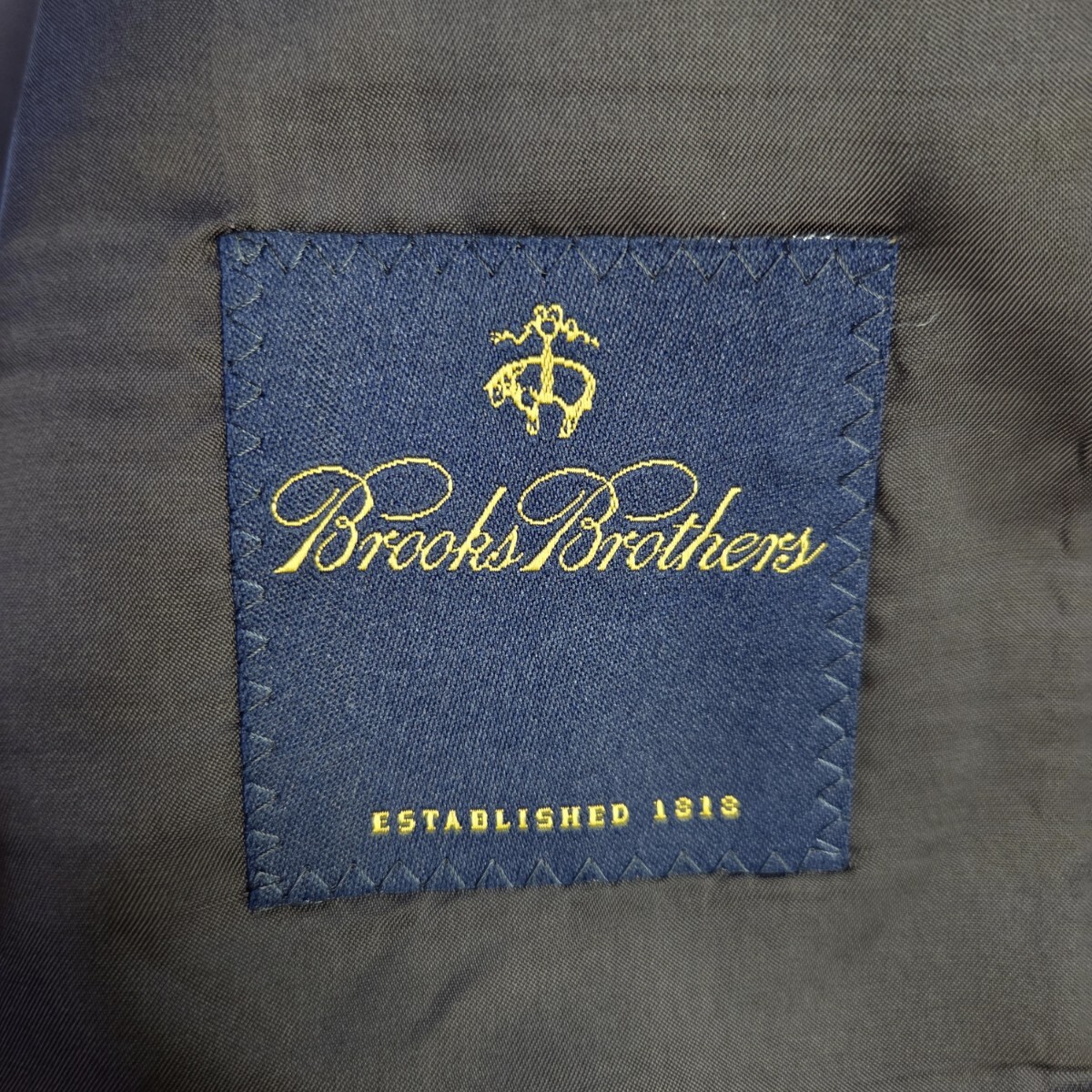 美品 ブルックスブラザーズ【カシミヤ ウール 希少サイズ39 L 相当 グレンチェック】BROOKS BROTHERS テーラードジャケット ブラウン_画像9