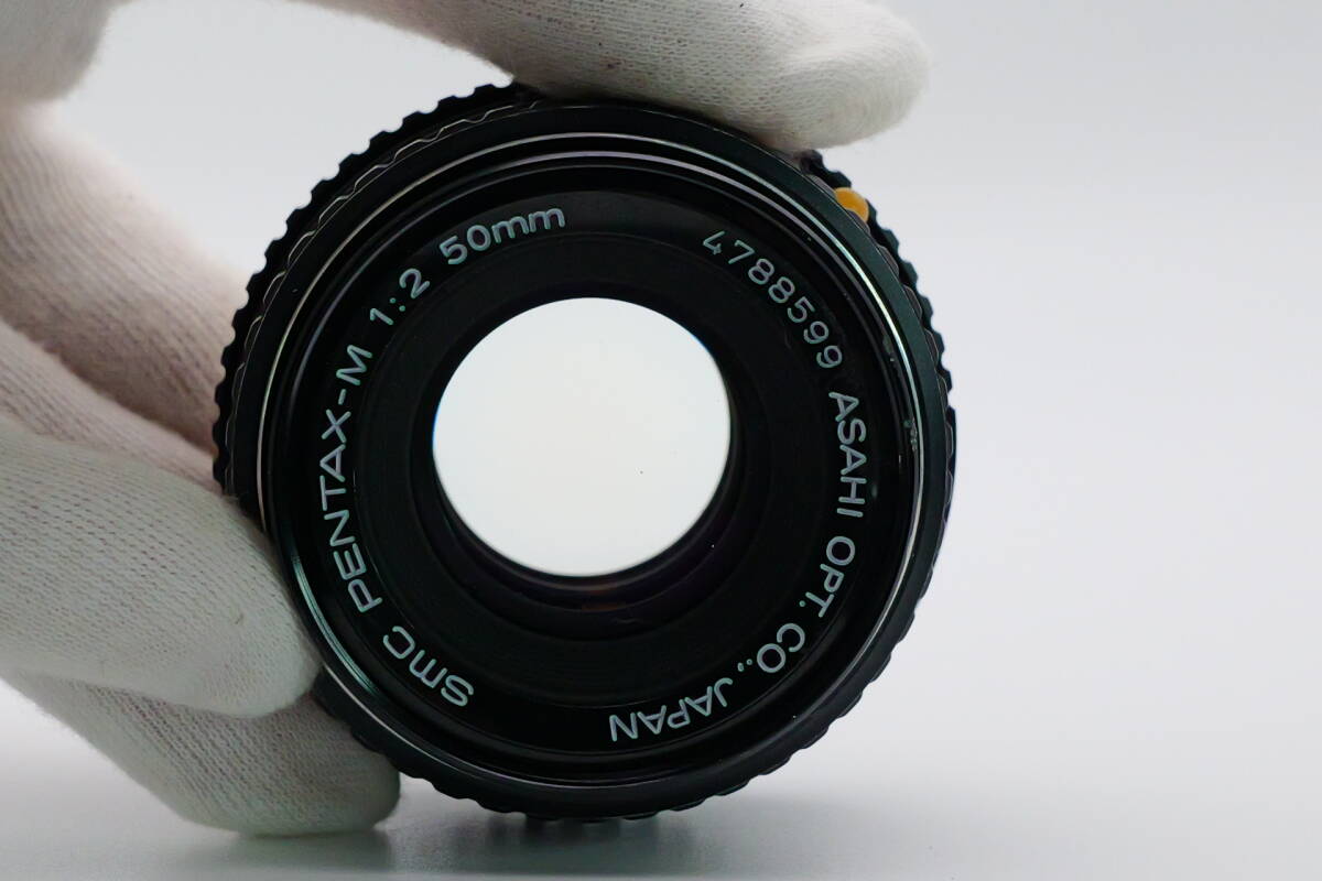 【外観美品】 PENTAX ペンタックス SMC PENTAX-M 50mm F2 カビ・くもりほぼなし! _画像4