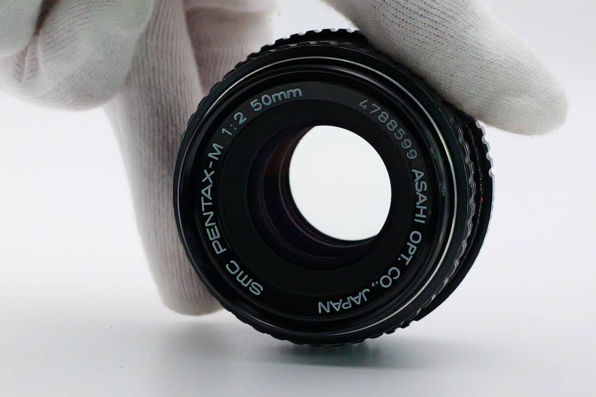 【外観美品】 PENTAX ペンタックス SMC PENTAX-M 50mm F2 カビ・くもりほぼなし! _画像7