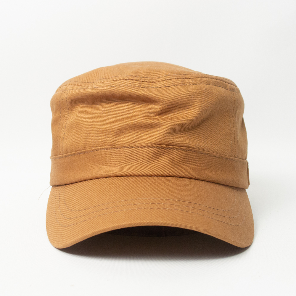 新品 Basiquenti コットン アメリカンワークキャップ キャメル_画像2