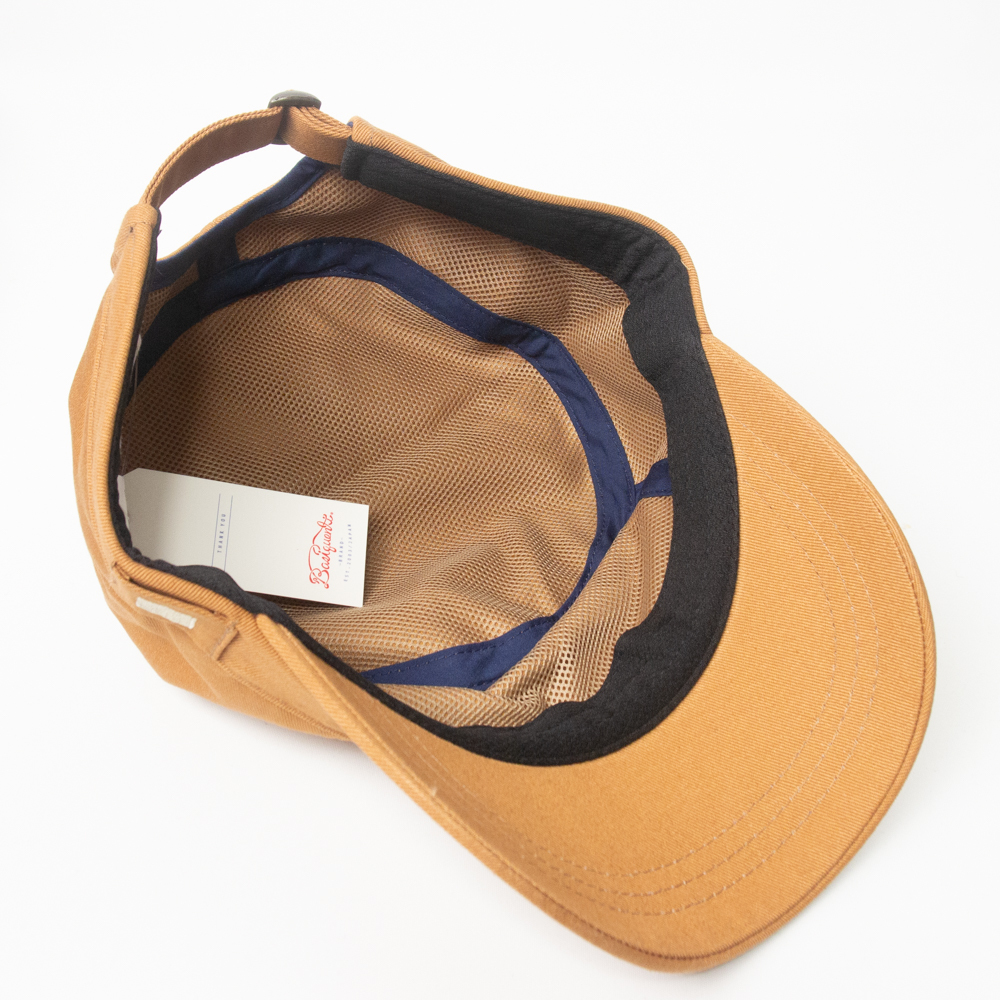 新品 Basiquenti コットン アメリカンワークキャップ キャメル_画像7