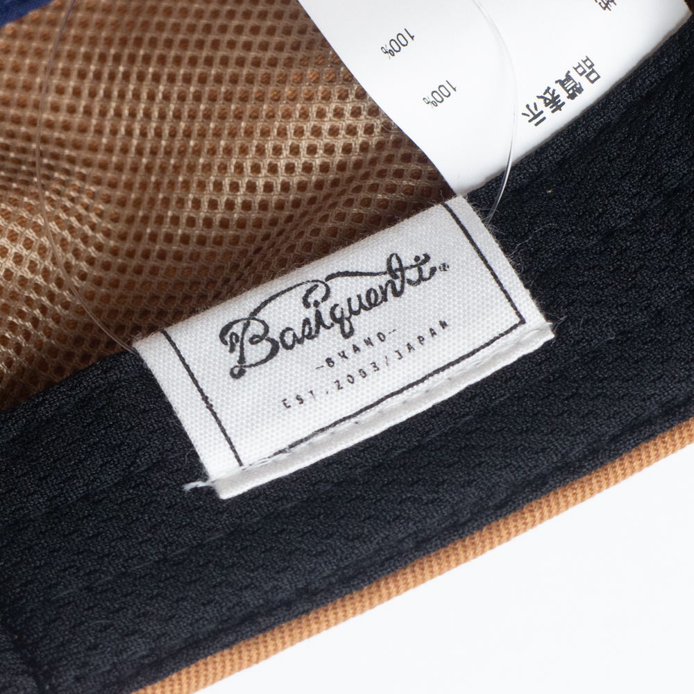 新品 Basiquenti コットン アメリカンワークキャップ キャメル_画像8