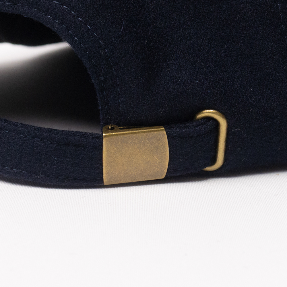 新品 Basiquenti ロゴ ウールアンパイアキャップ ネイビー_画像5