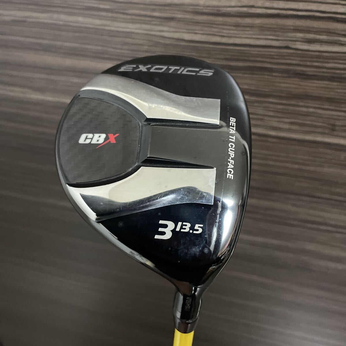 美品 ツアーエッジ EXOTICS CBX 3W 13.5度　エキゾチックス S-TRIXX VALMER VX60 S_画像1