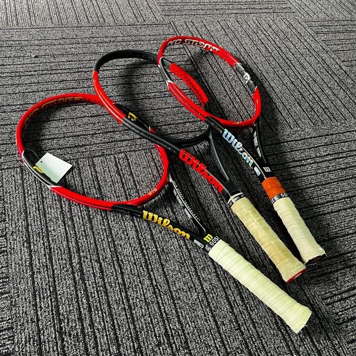 【ラケット 3本おまとめ】◆1円スタート◆Wilson ウィルソン プロスタッフ97 ・97S　ガット無し３本 セット スポーツ テニス mc01075872_画像1
