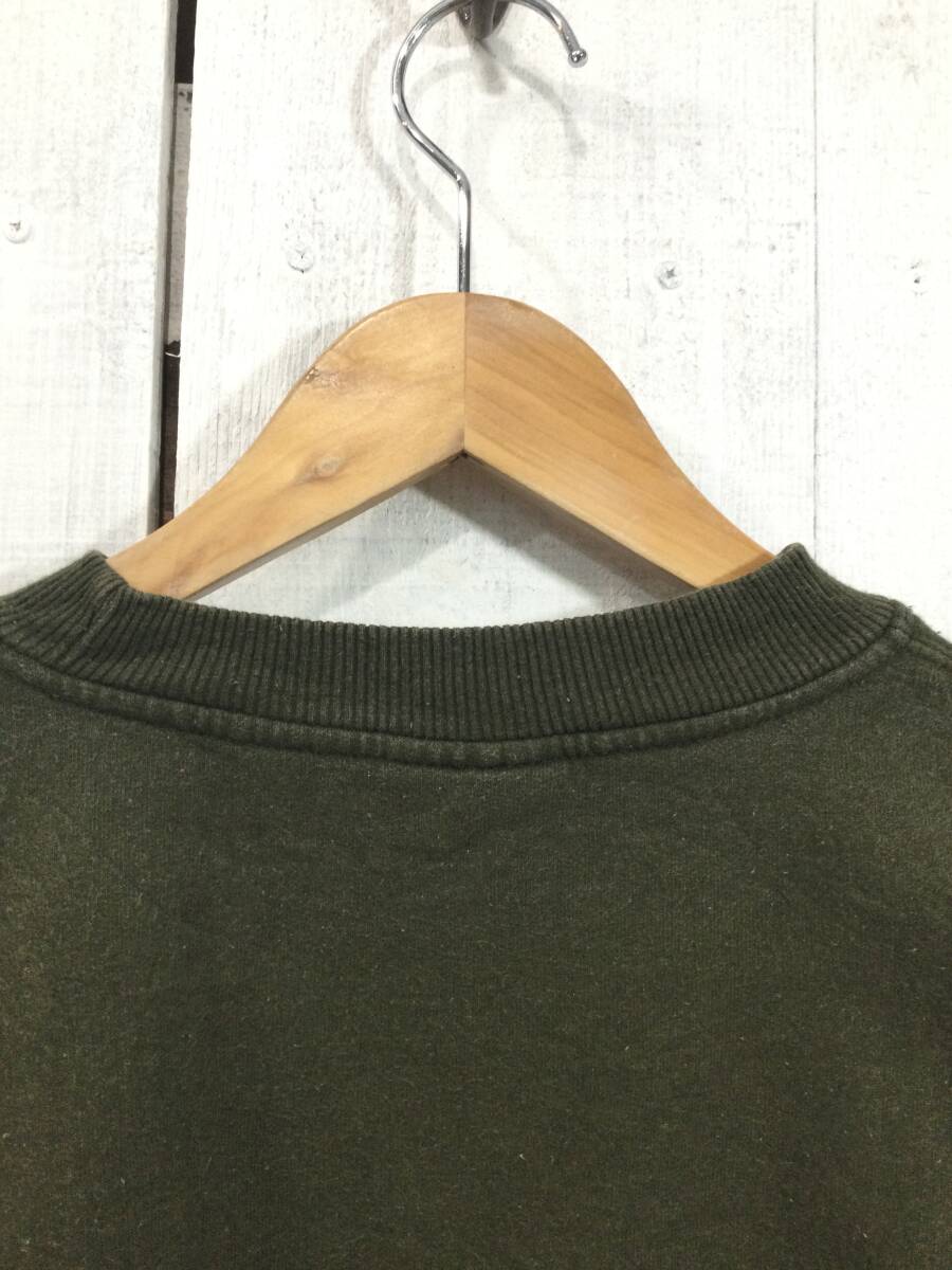 Champion チャンピオン ワンポイント スウェット スウェットシャツ トレーナー メンズM 毛玉の付着あり_画像9