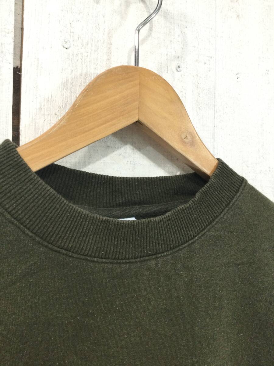 Champion チャンピオン ワンポイント スウェット スウェットシャツ トレーナー メンズM 毛玉の付着あり_画像4