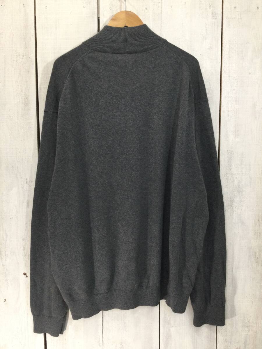 NAUTICA ノーティカ ハーフジップ コットンニット セーター 薄手 メンズXXL 良品_画像8