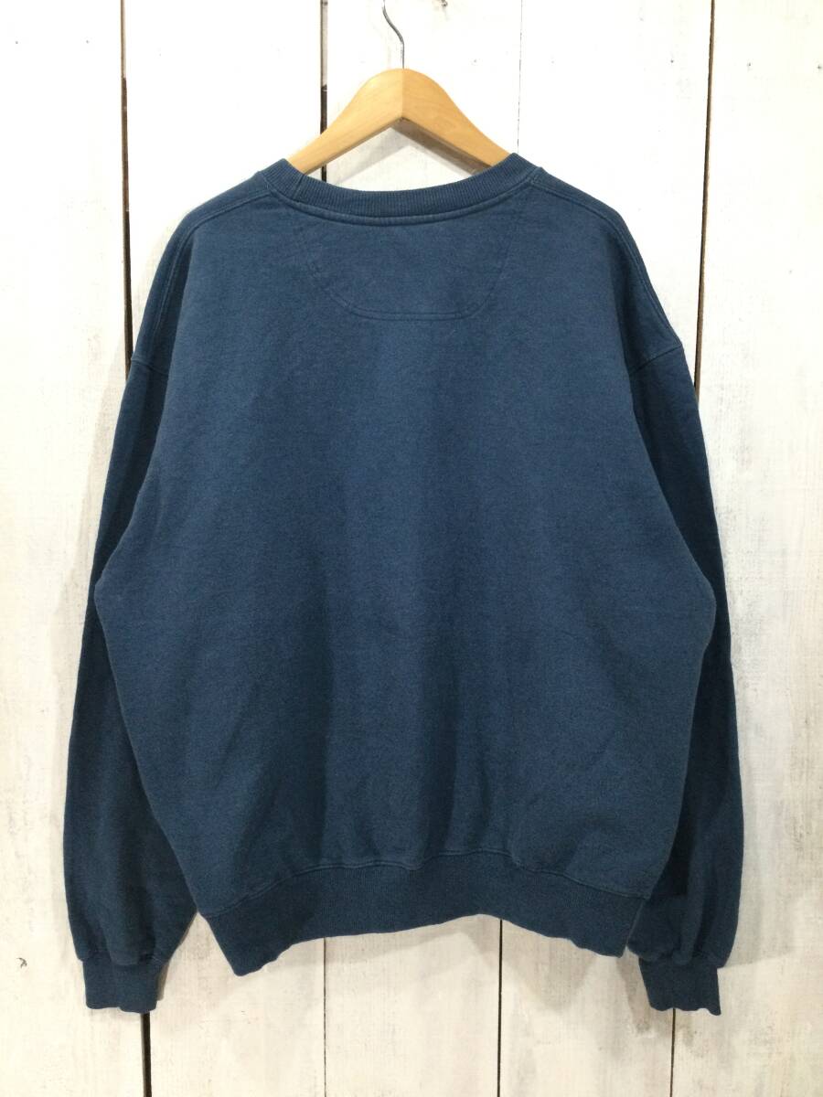 Champion チャンピオン ワンポイント スウェット トレーナー スウェットシャツ メンズXL 大きめ やや汚れあり_画像8