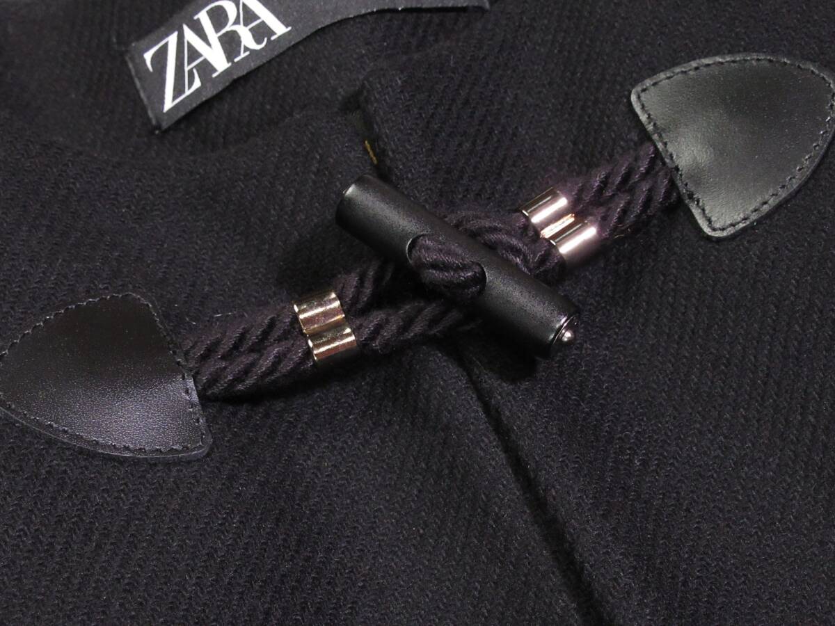 ザラ ×マンテコ ZARA MANTECO 大人素敵スタイル☆イタリア製 高級生地使用 ポンチョ ケープ コート S ゆったり_画像7